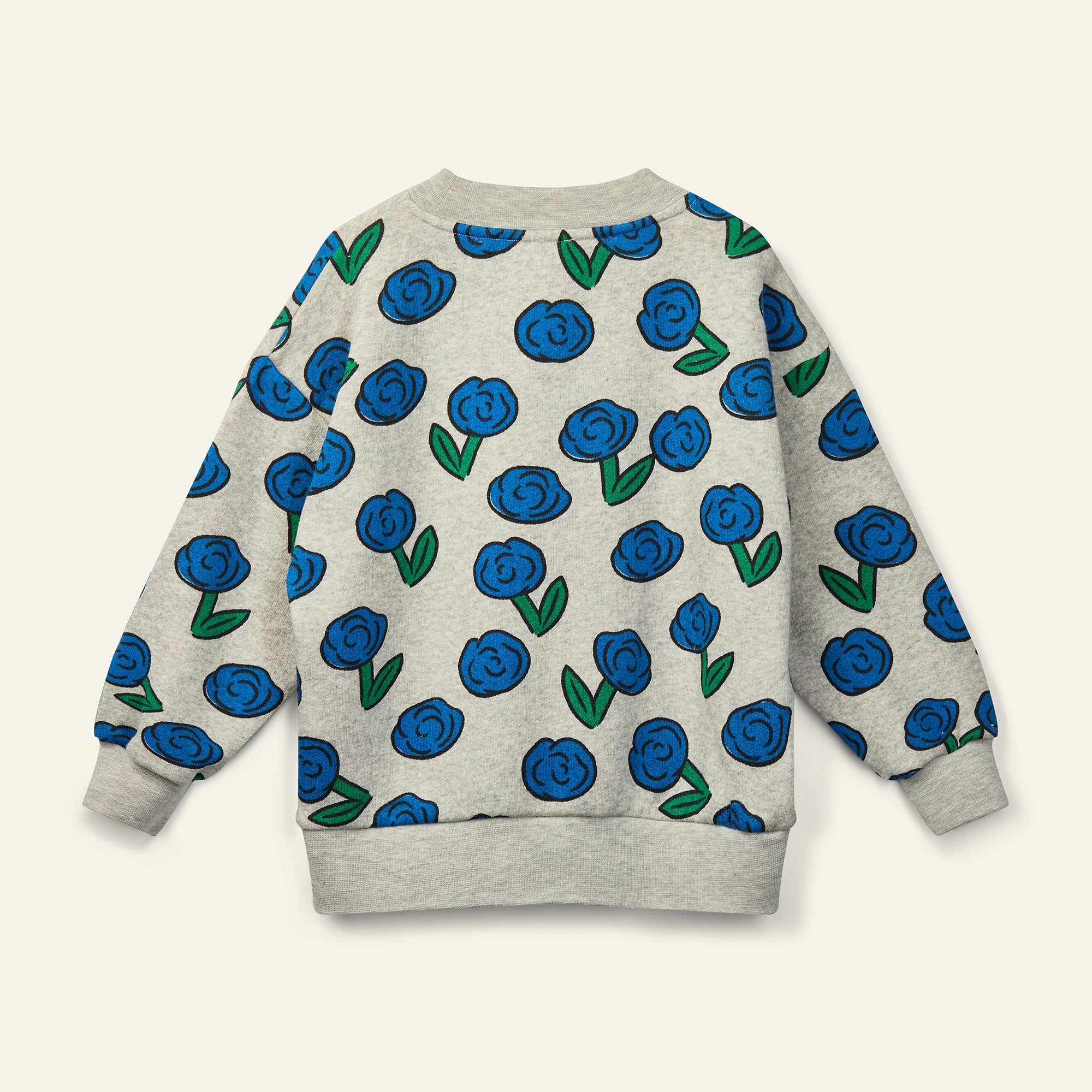 Dancing Dahlia Sweat - Grey Melange