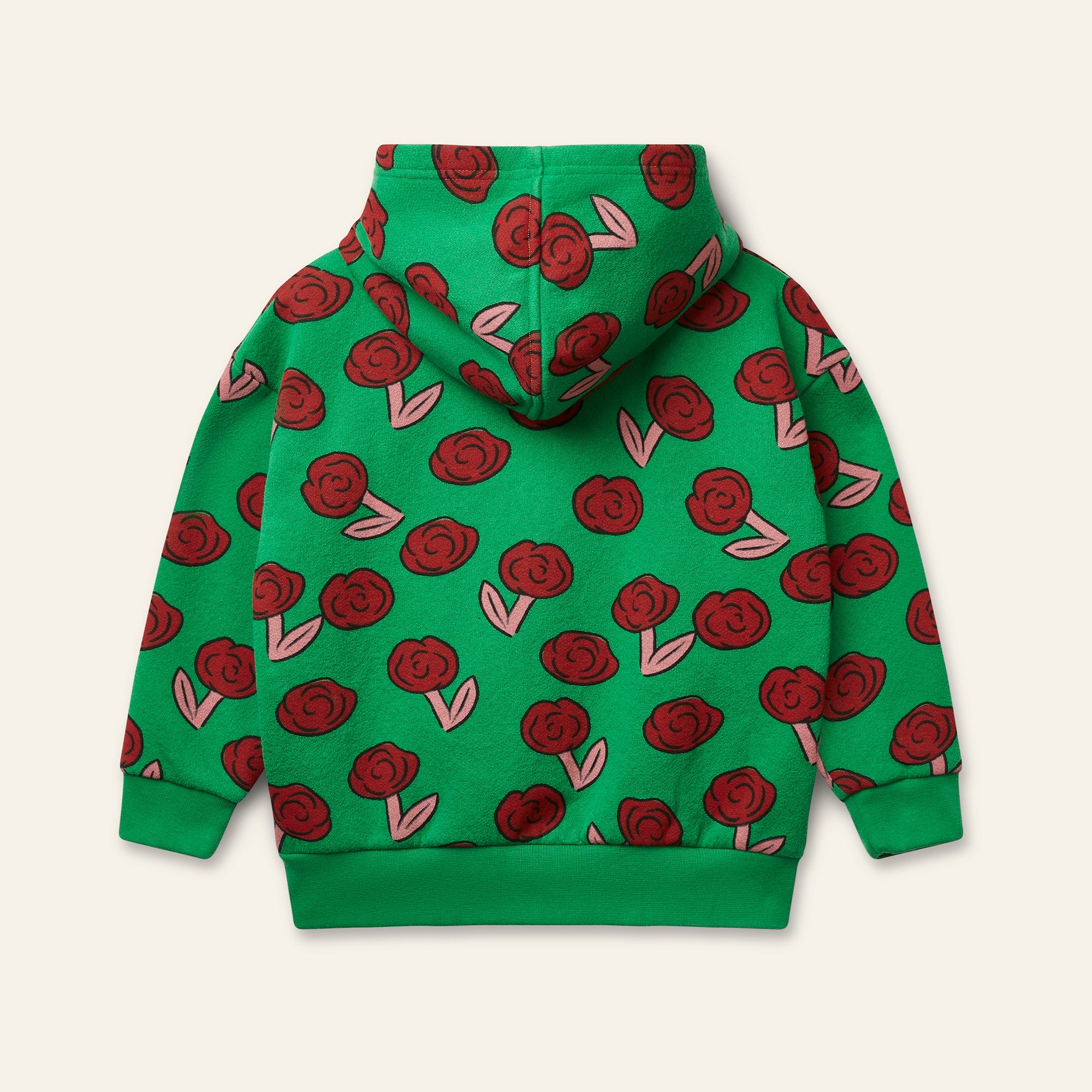 Dancing Dahlia Hoody - Python Green