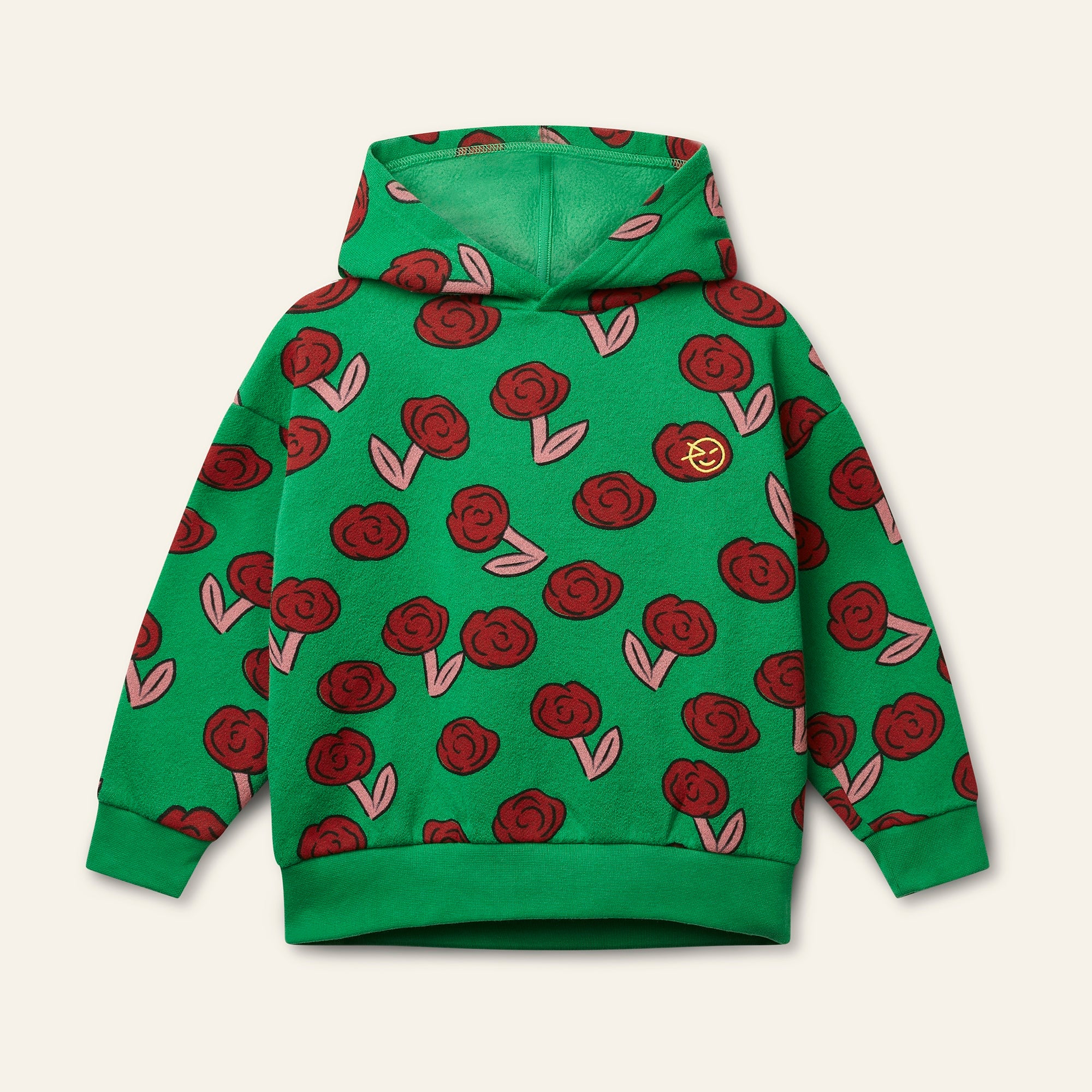 Dancing Dahlia Hoody - Python Green