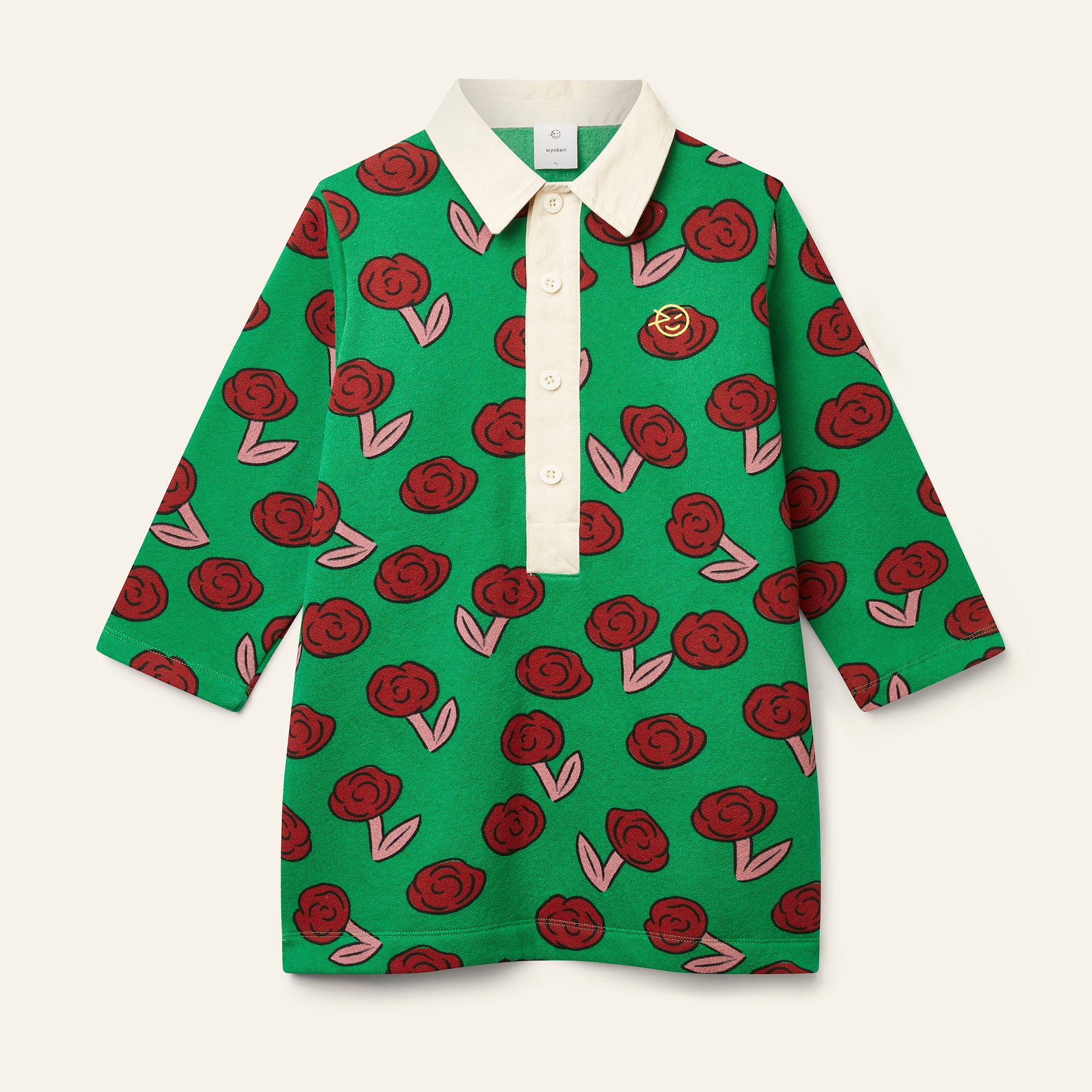 Dancing Dahlia Dress - Python Green