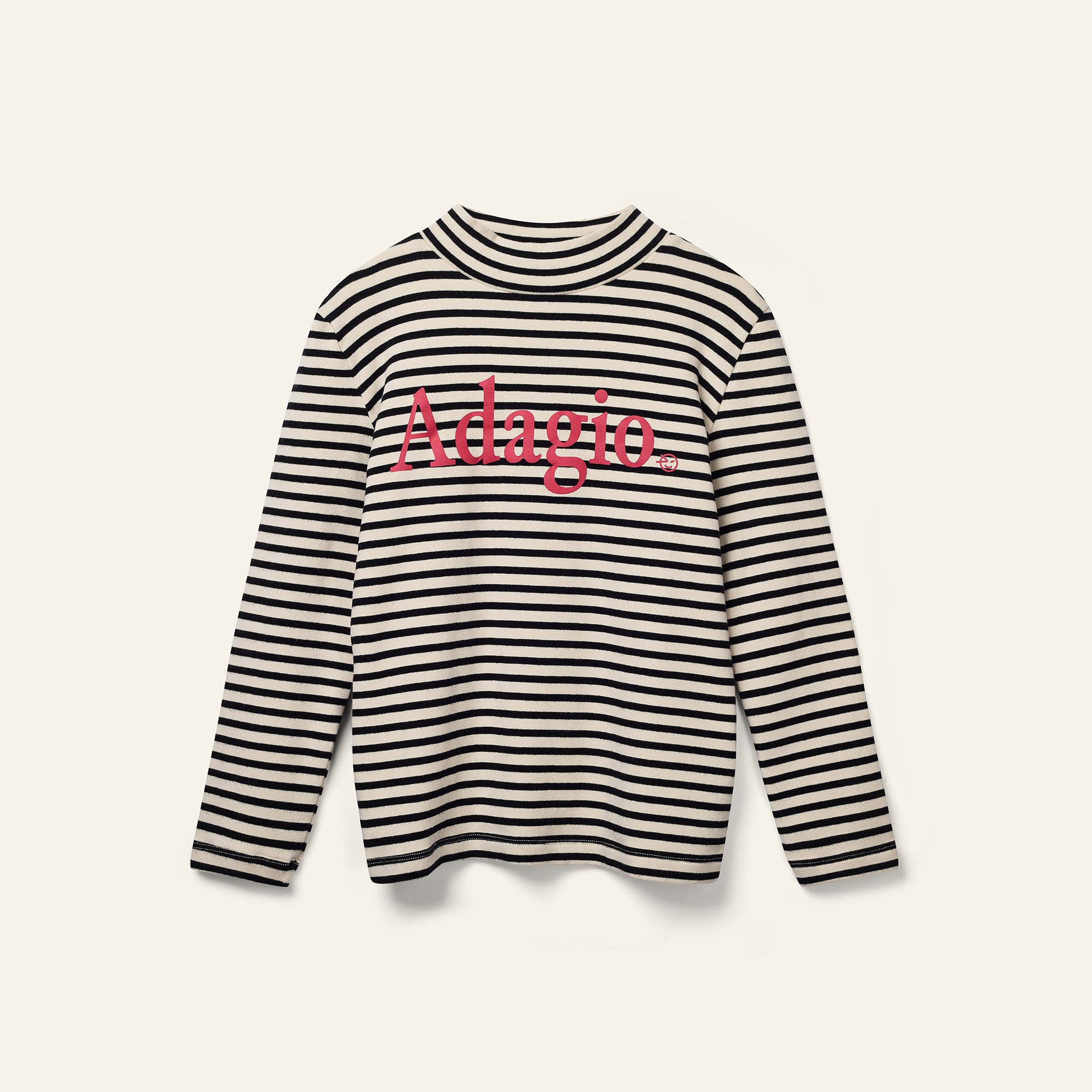 Lento Top - Black / Ecru Stripe
