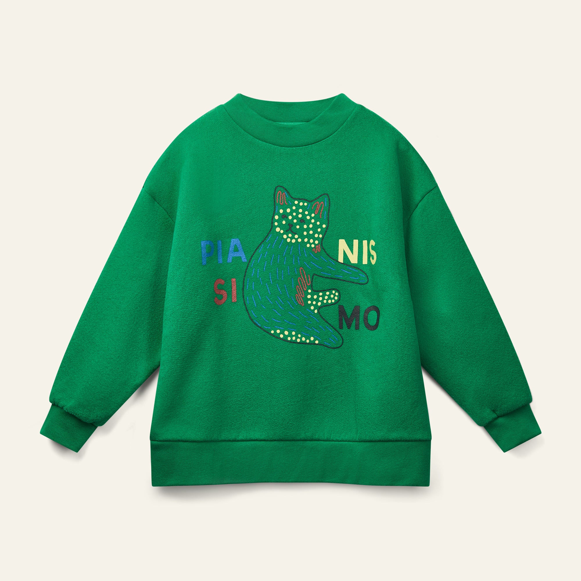 Kukka Sweat - Python Green Cat