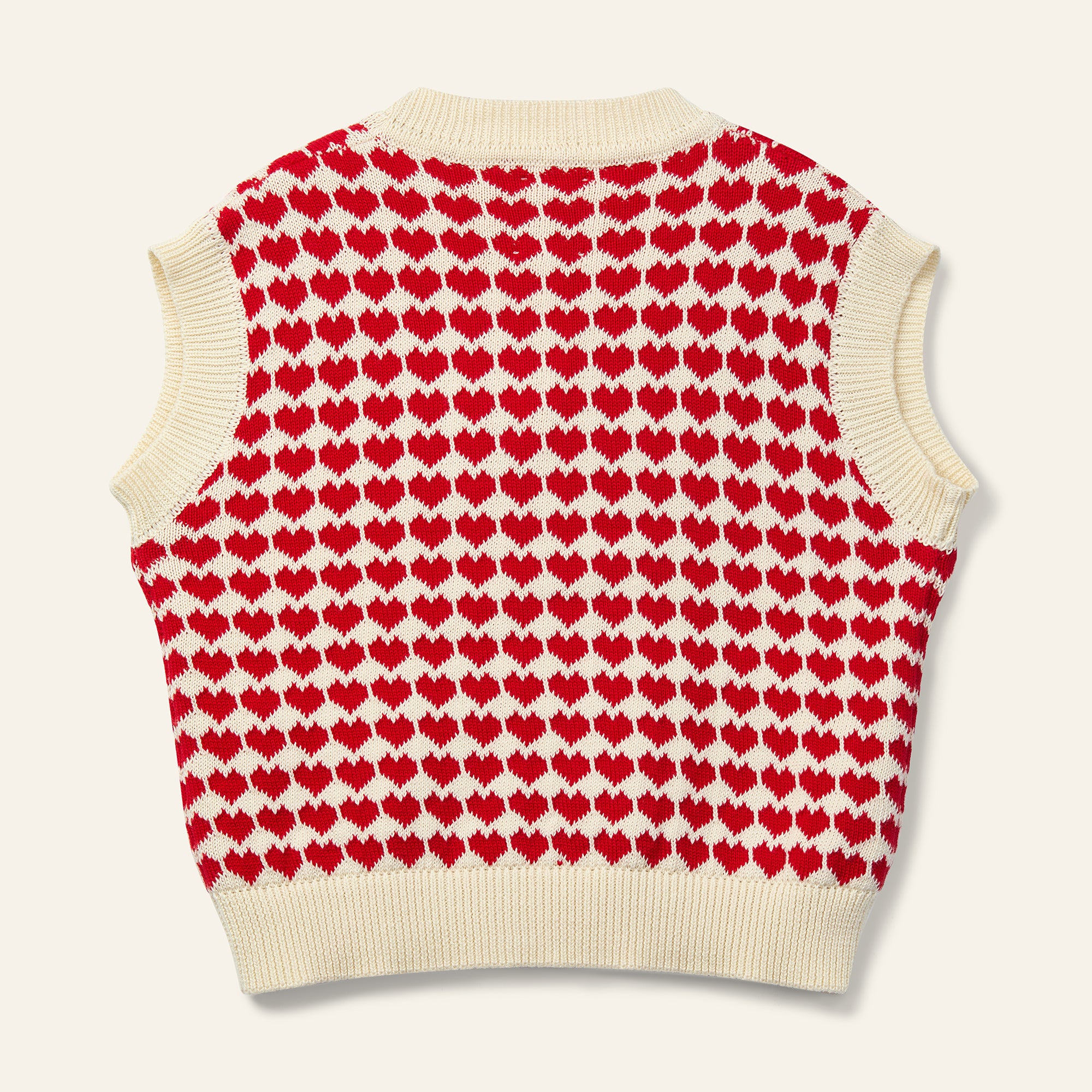 The Lovers Waistcoat - Red Mini Heart