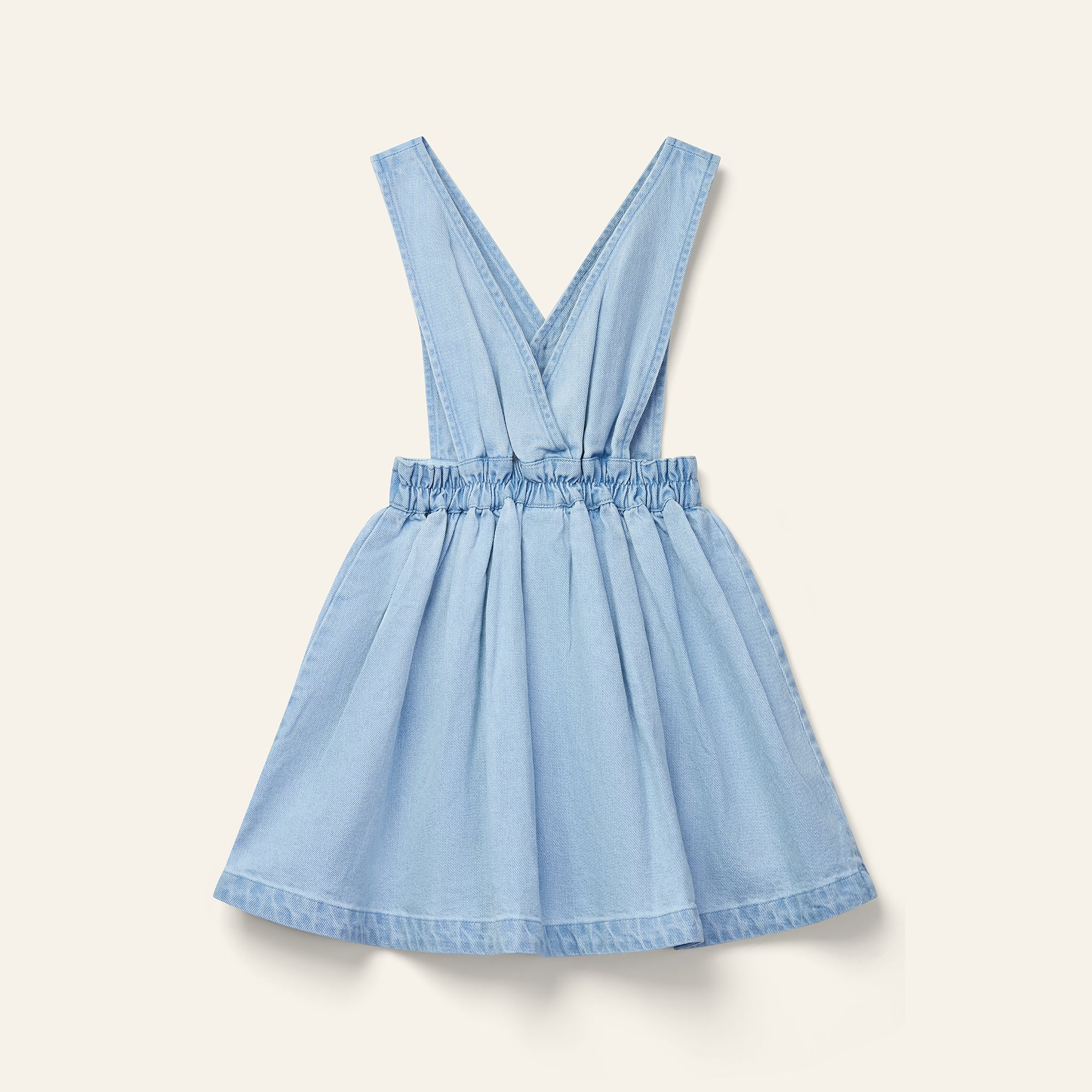 Annka Pinafore - Pale Bleached Wash