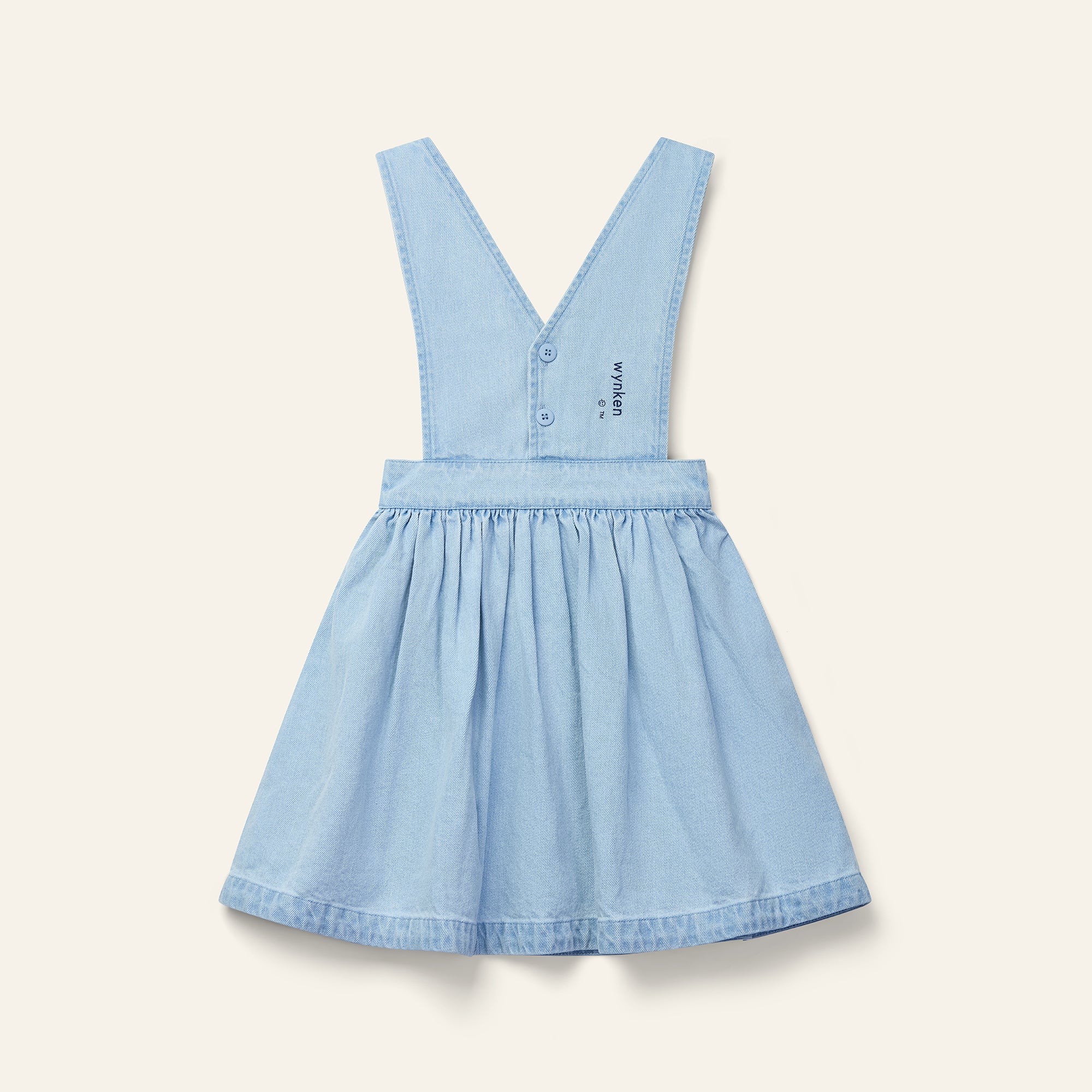 Annka Pinafore - Pale Bleached Wash