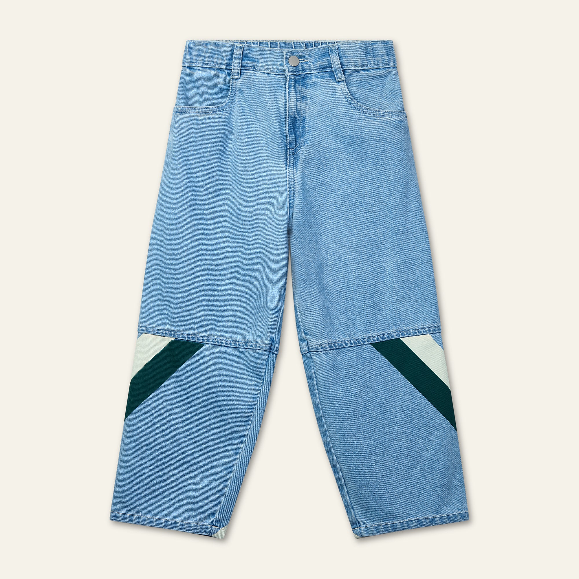 Wrapped Jean - Mid Wash Denim