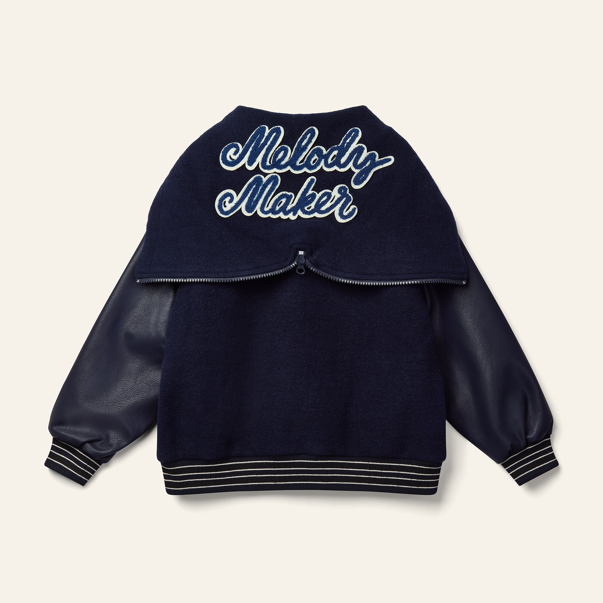 Mako Hooded Bomber - Navy