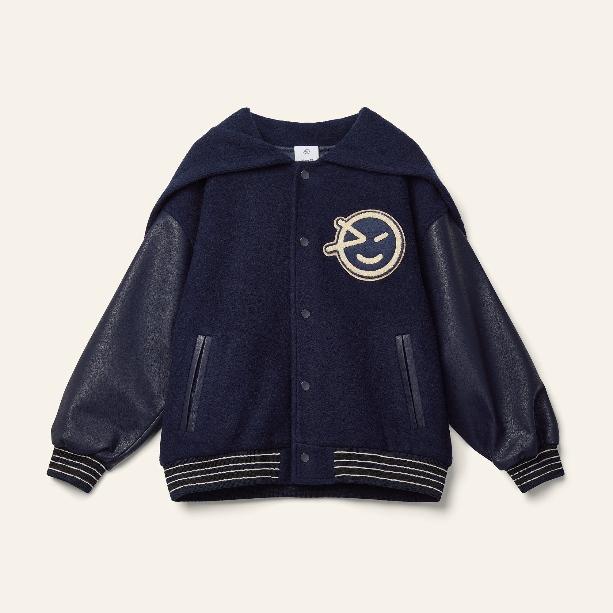 Mako Hooded Bomber - Navy