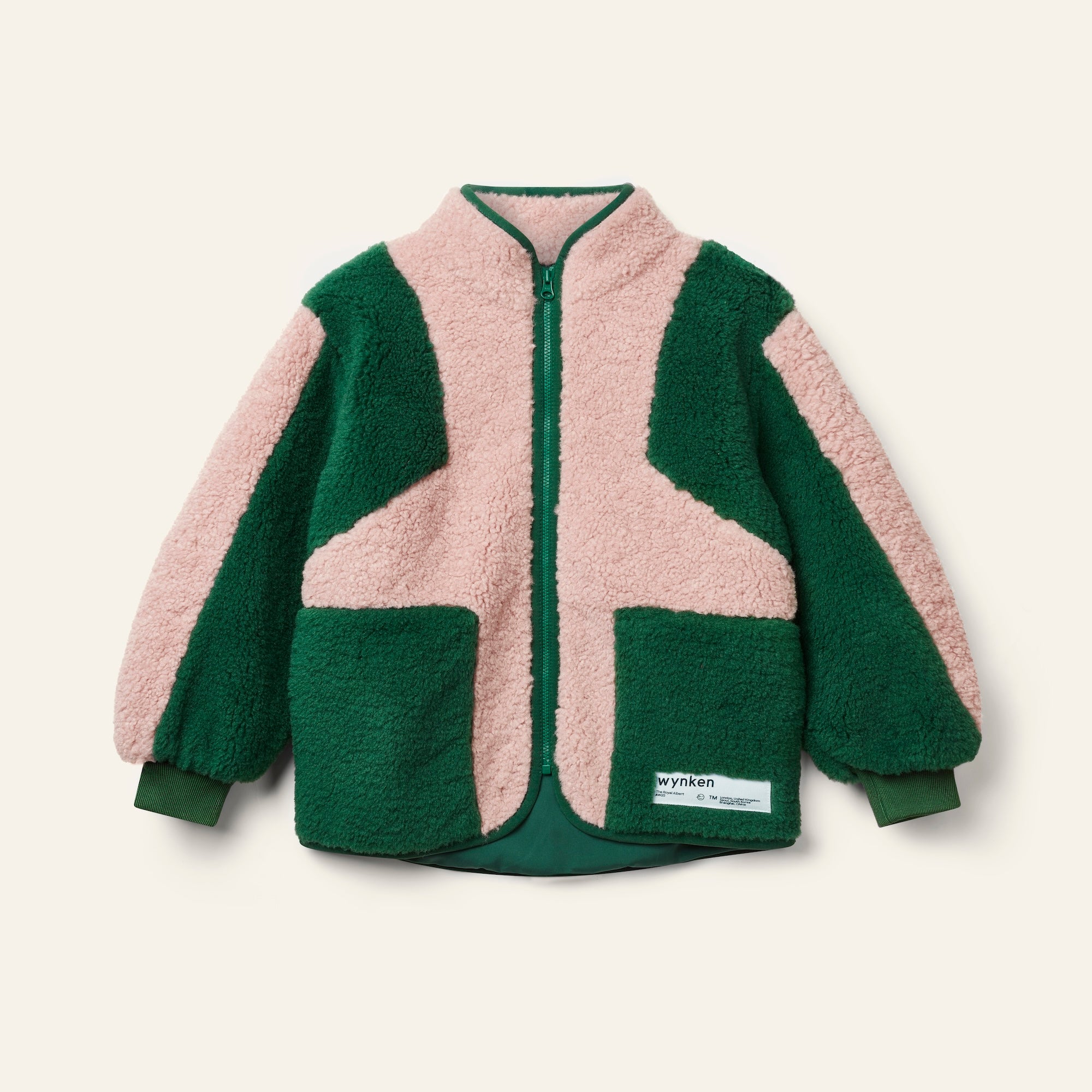 Wilderness Jacket - Blush Pink / Python Green