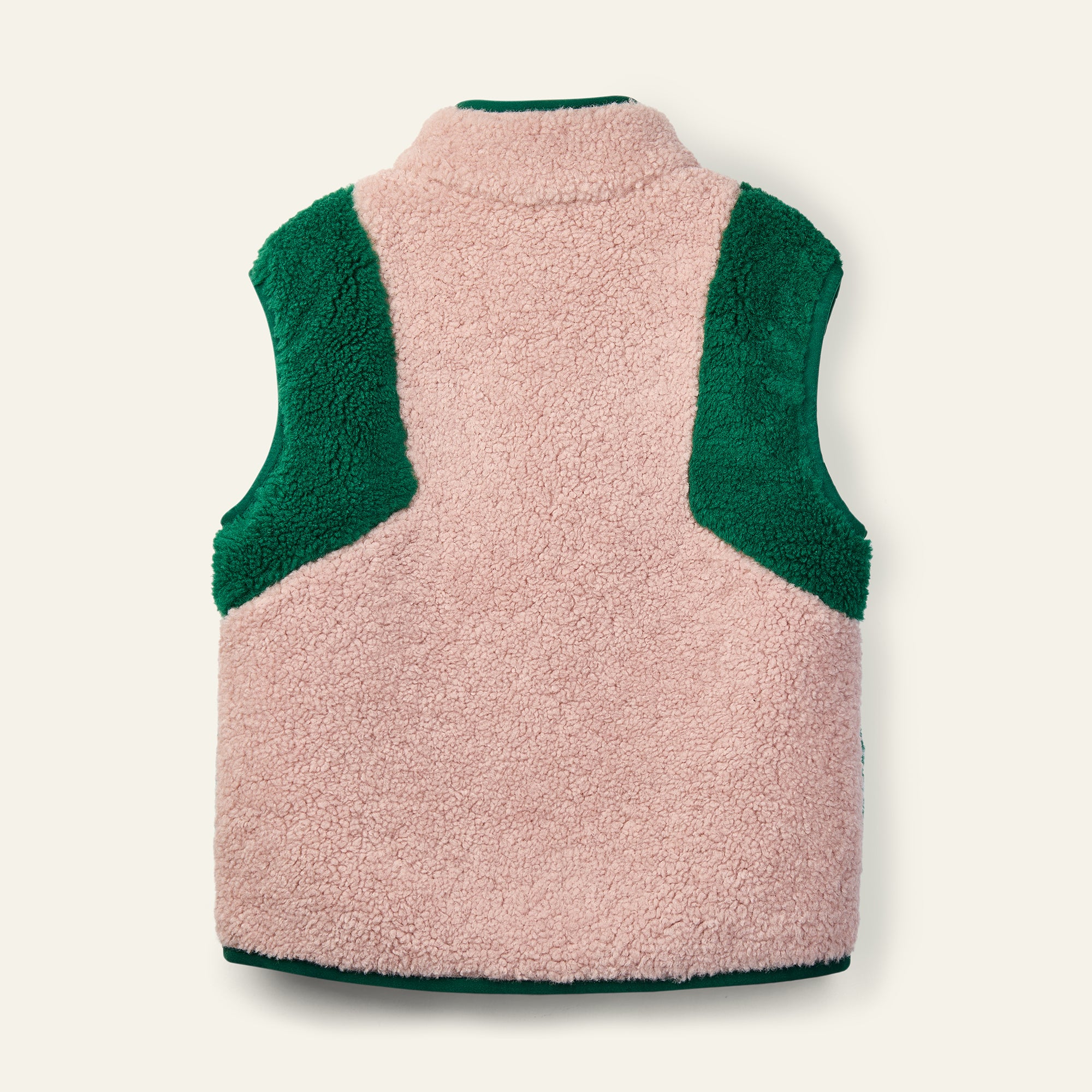 Wilderness Waistcoat - Blush Pink / Python Green