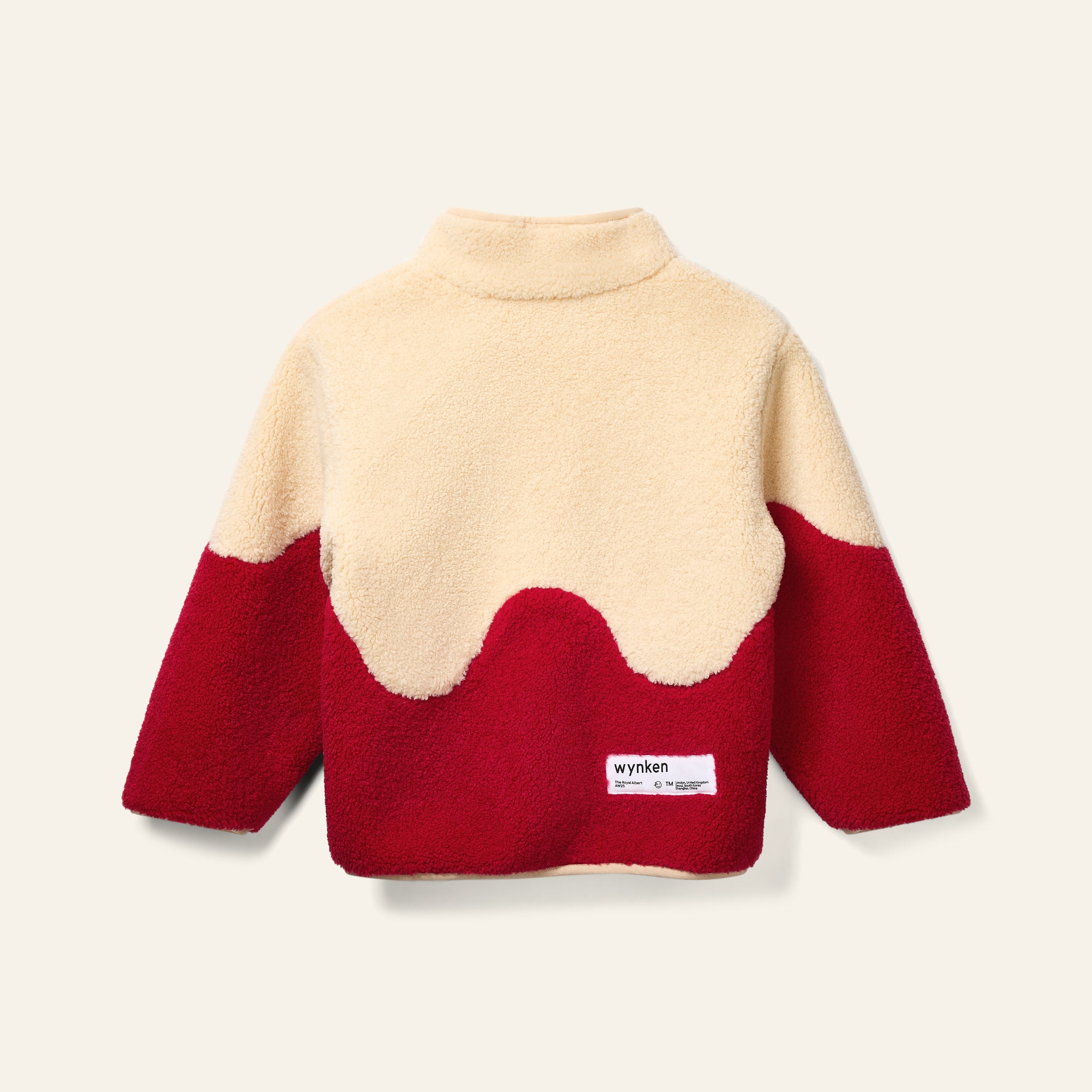 Dancing Dahlia Jacket - Ecru / Red