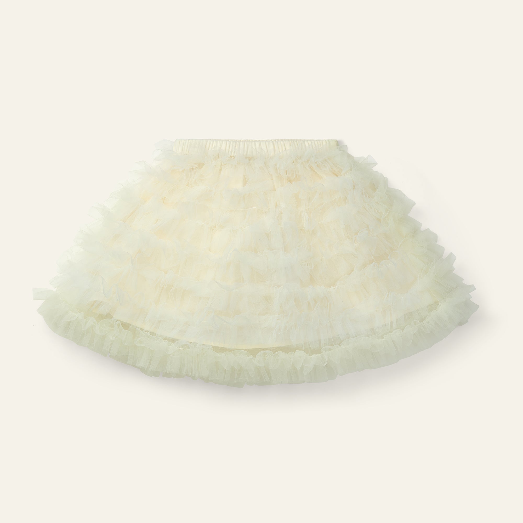 Fancy Net Skirt - Ecru
