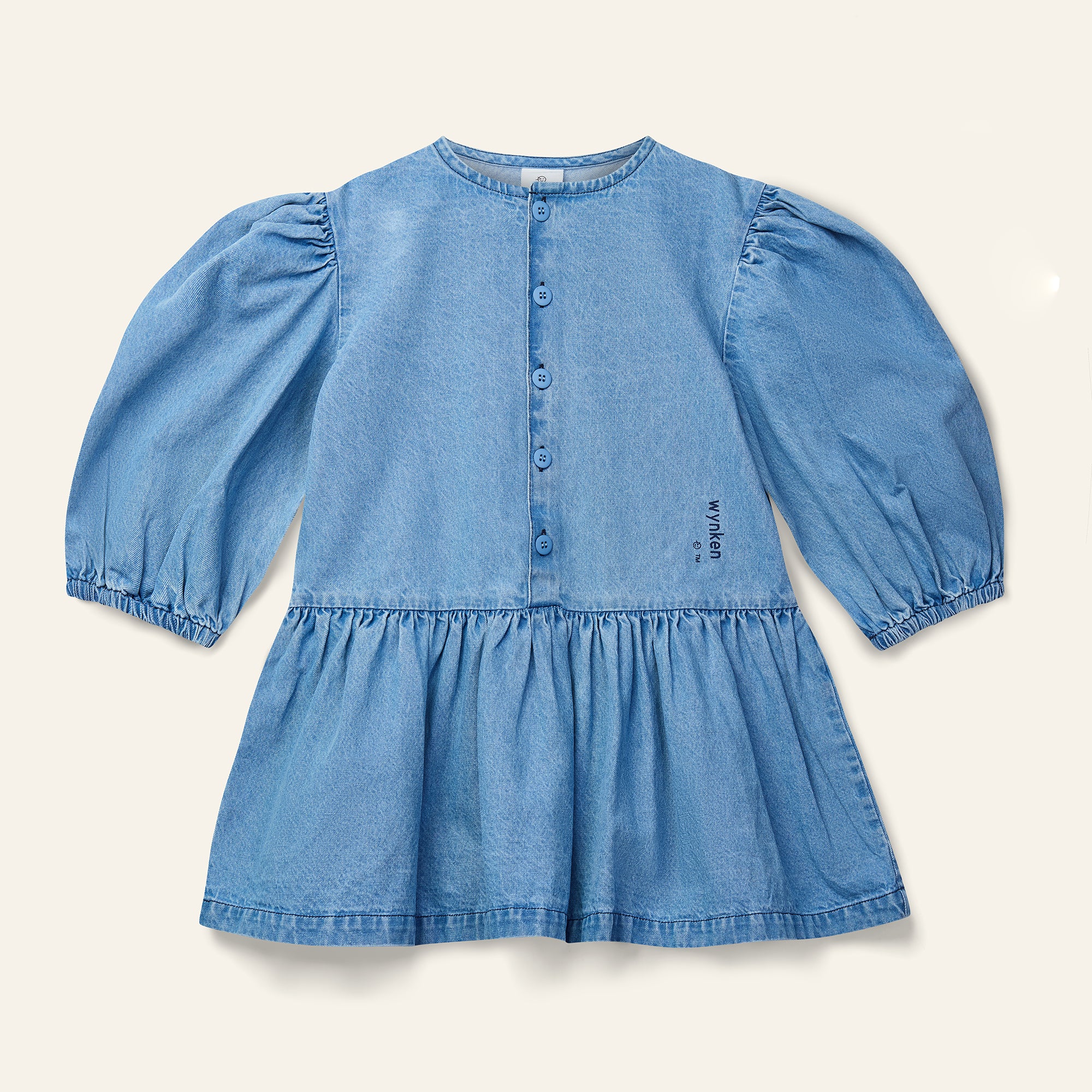 Bravo Denim Dress - Mid Wash Denim