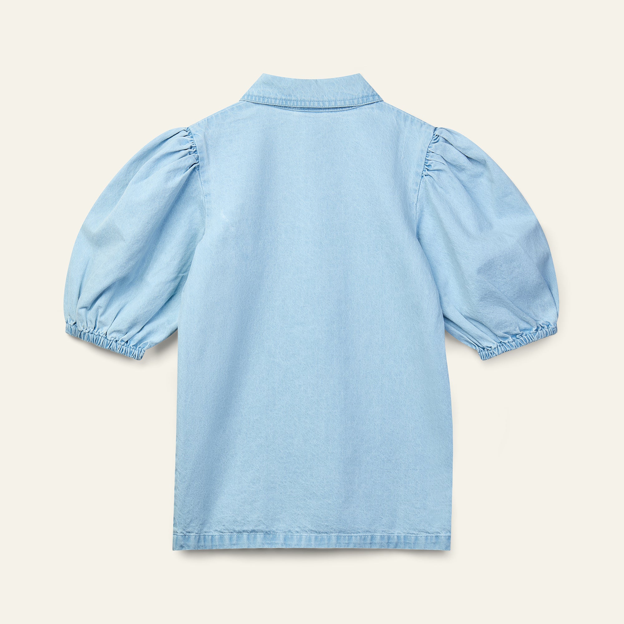Annka Shirt Dress - Pale Bleach Denim