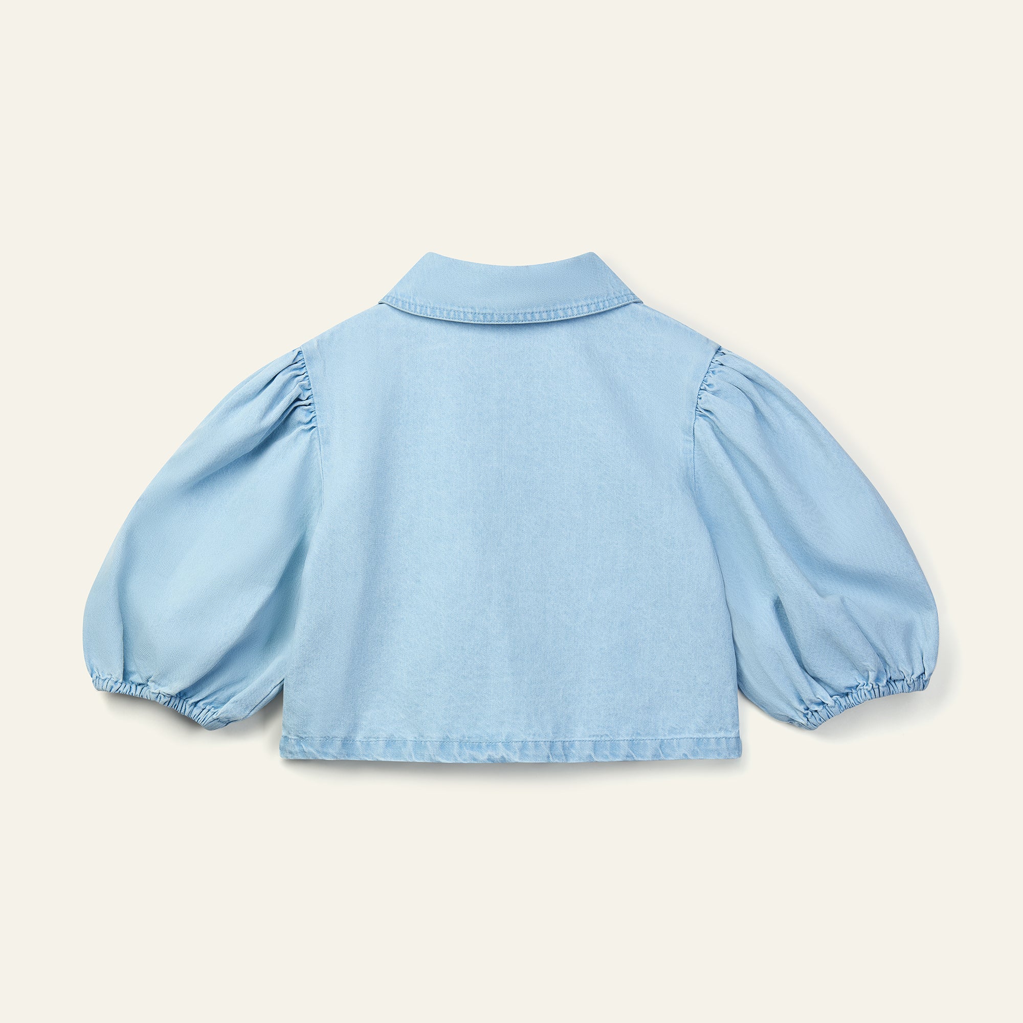 Annka Bolero Jacket Denim - Pale Bleached Wash
