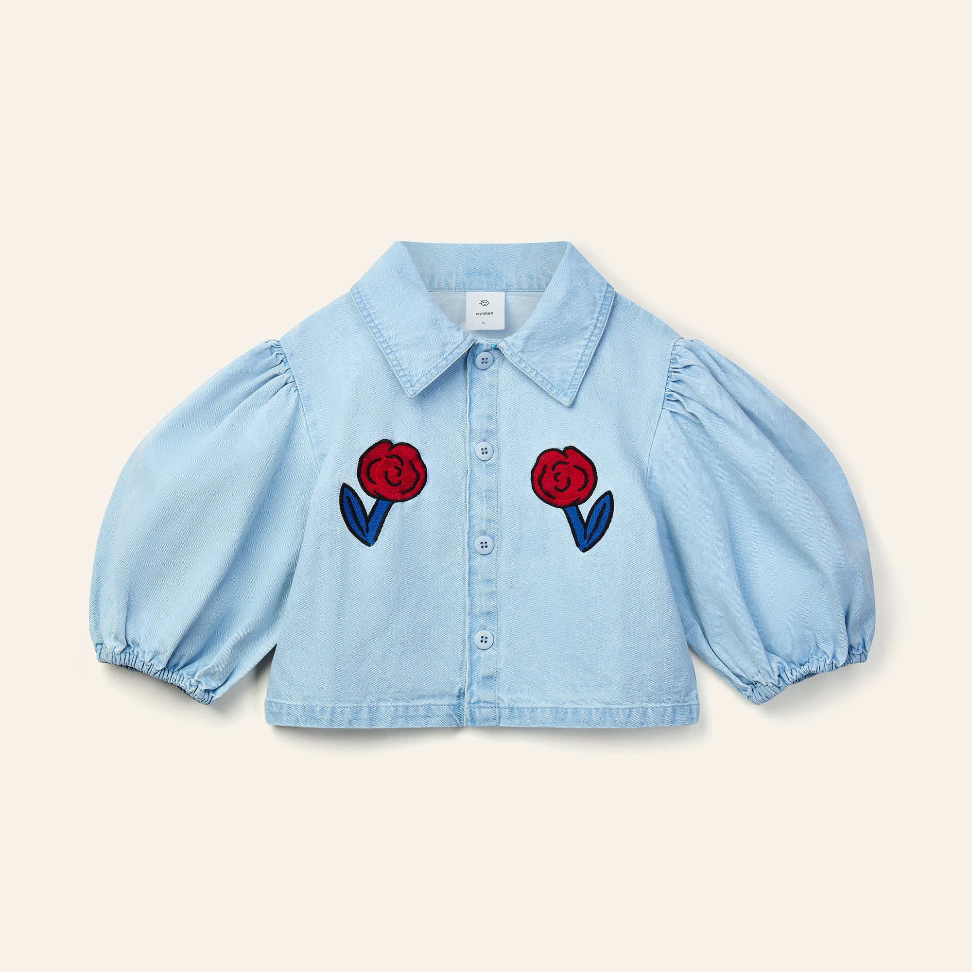 Annka Bolero Jacket Denim - Pale Bleached Wash