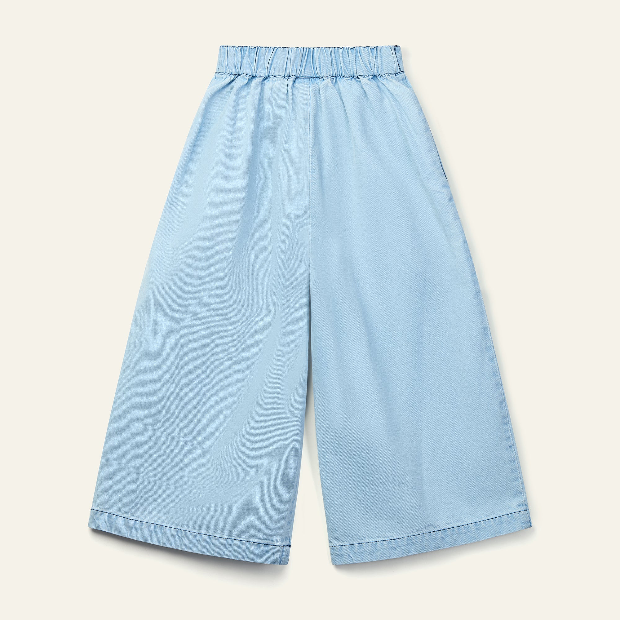 Annka Culotte Denim - Pale Bleached Wash