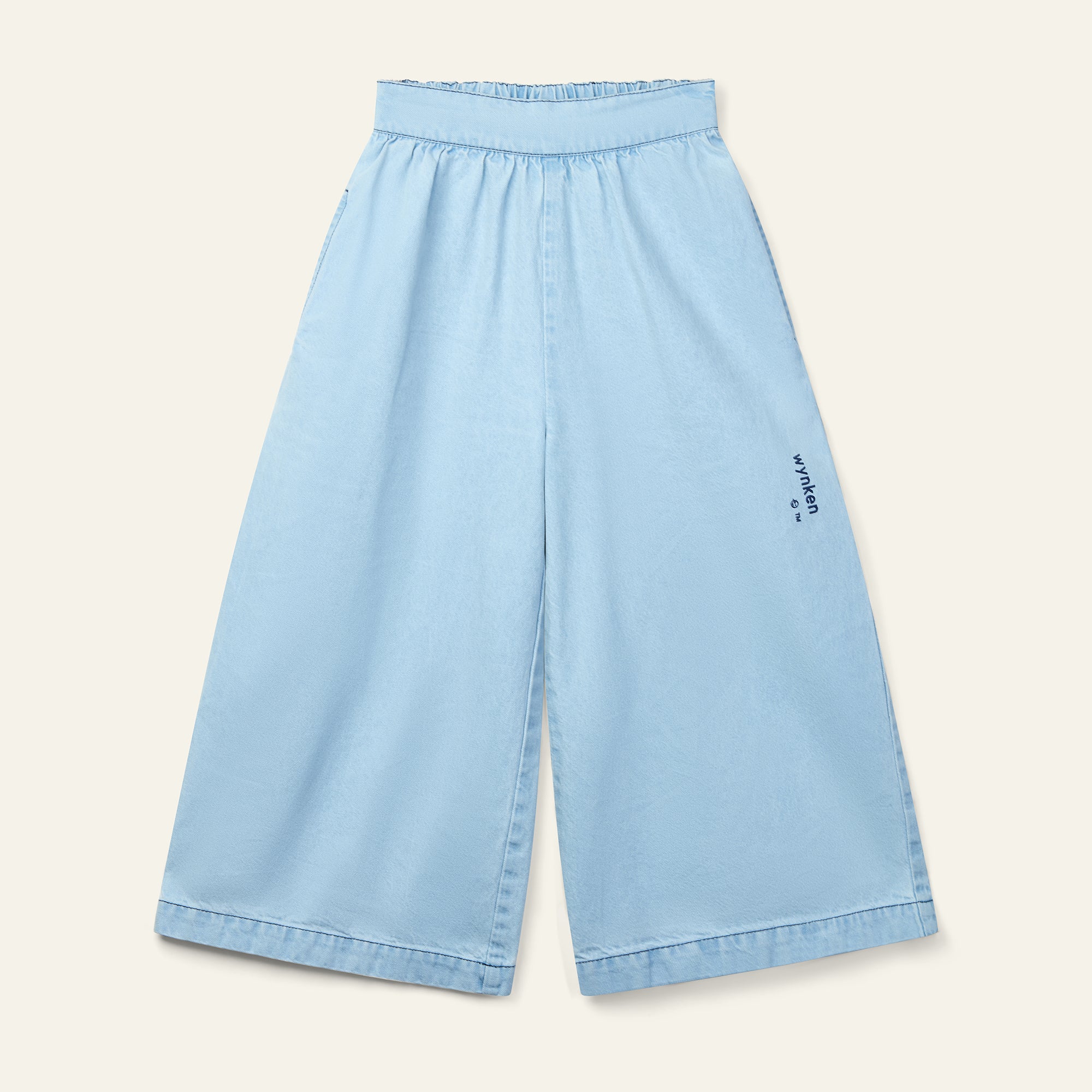Annka Culotte Denim - Pale Bleached Wash