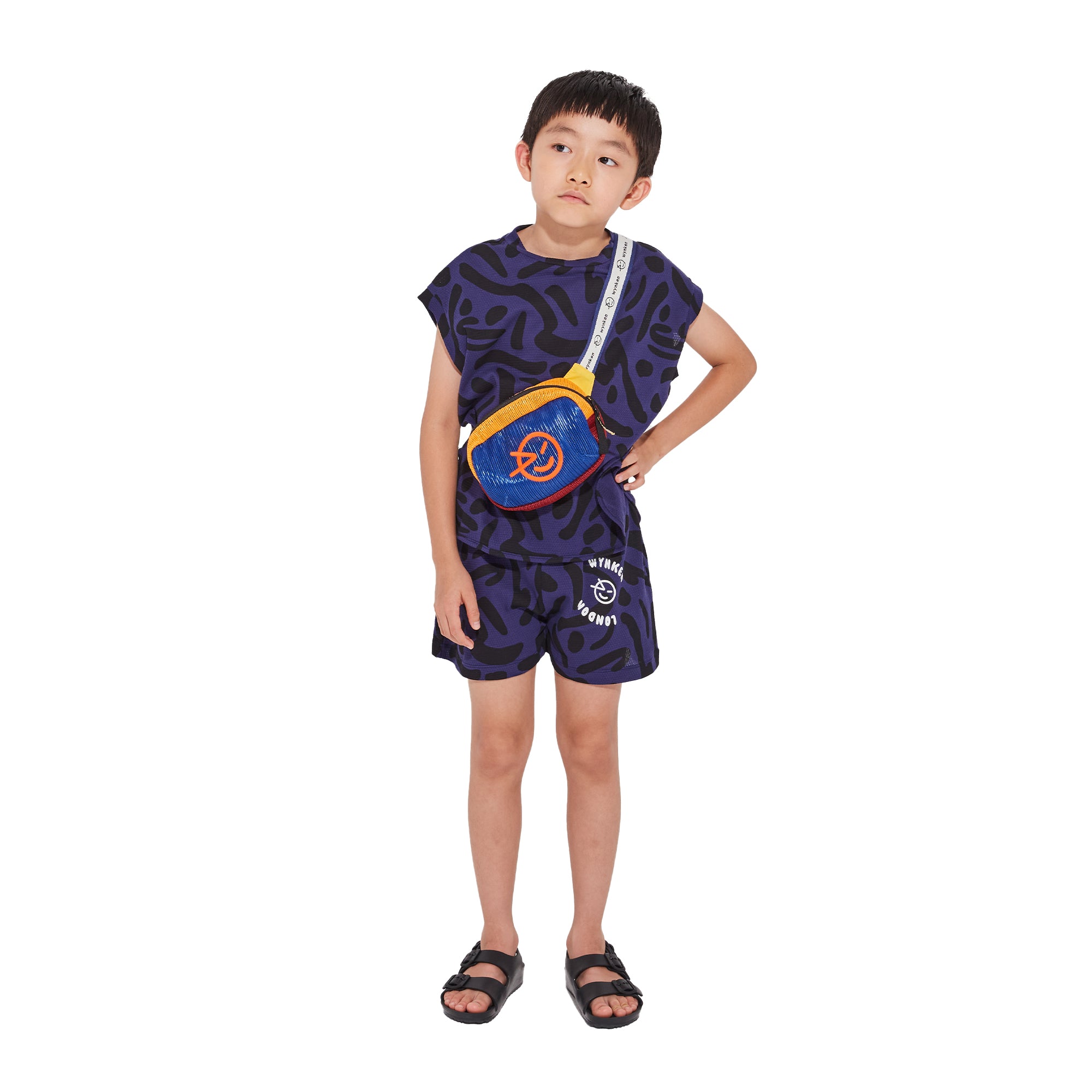 Airy Night Airy Tabbard - Night Navy Dashes – Wynken