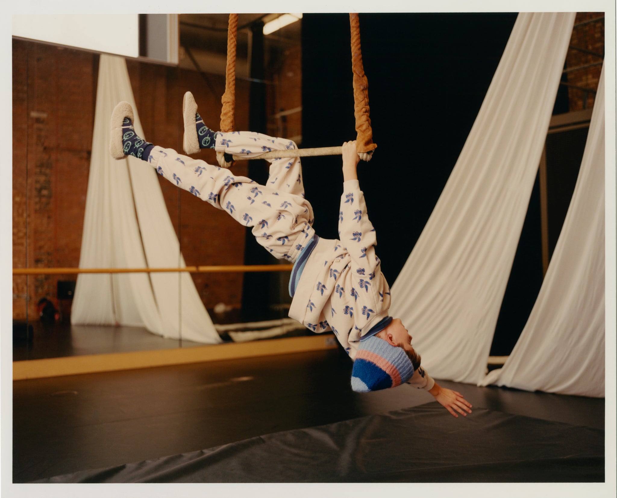 Conejo Track Pant - Lilac / Blue