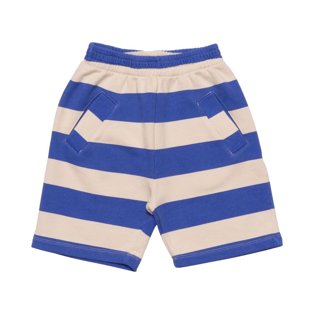 Track Short - Blue Stripe