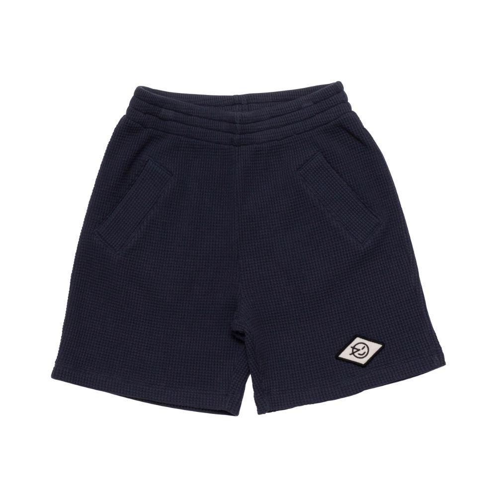 Track Short - Charcoal Waffle
