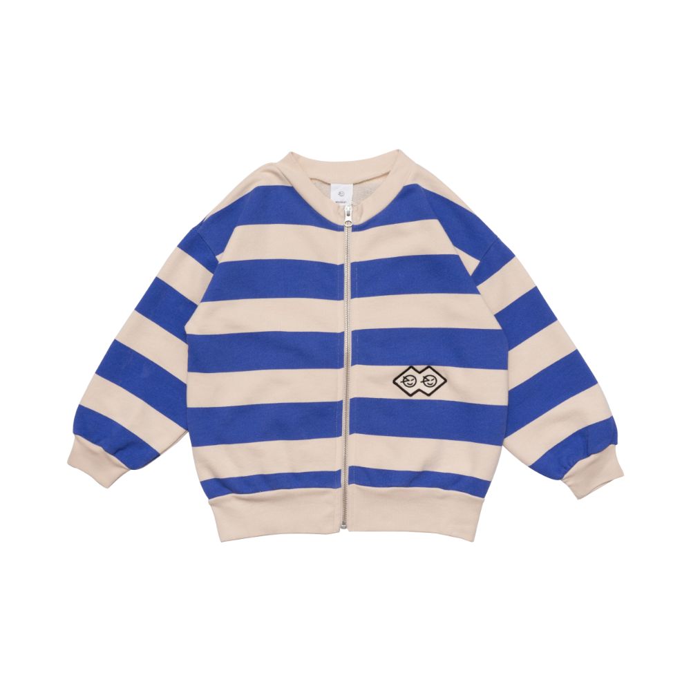 Zip Jacket - Blue Stripe