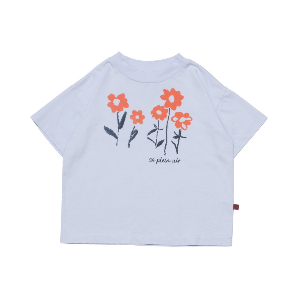 Fleurs Tee - Plein Air Blue