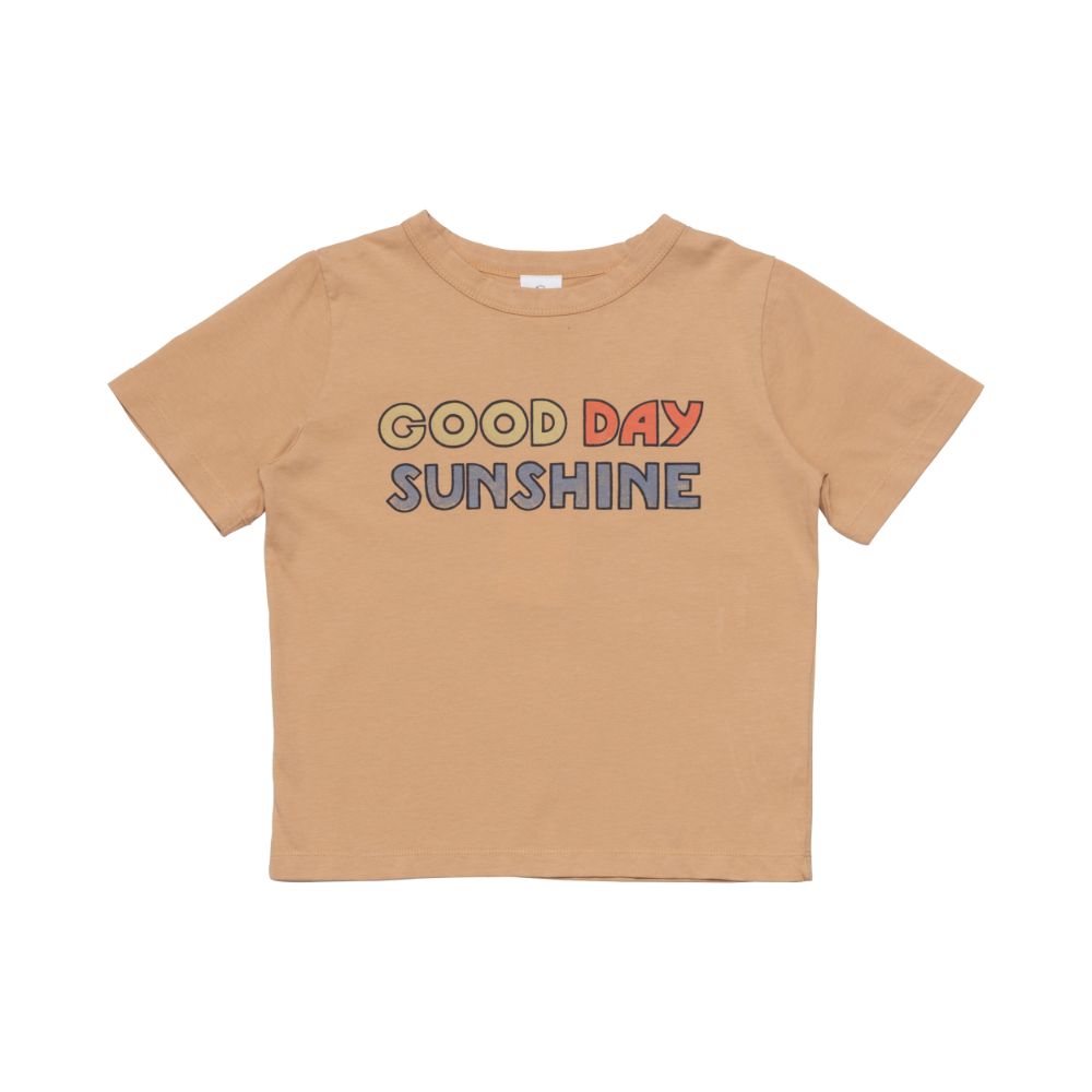 Good Day Sunshine Tee - Soft Caramel