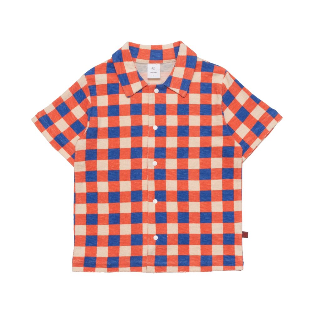 Beach Shirt - Blanket Check Licot Red