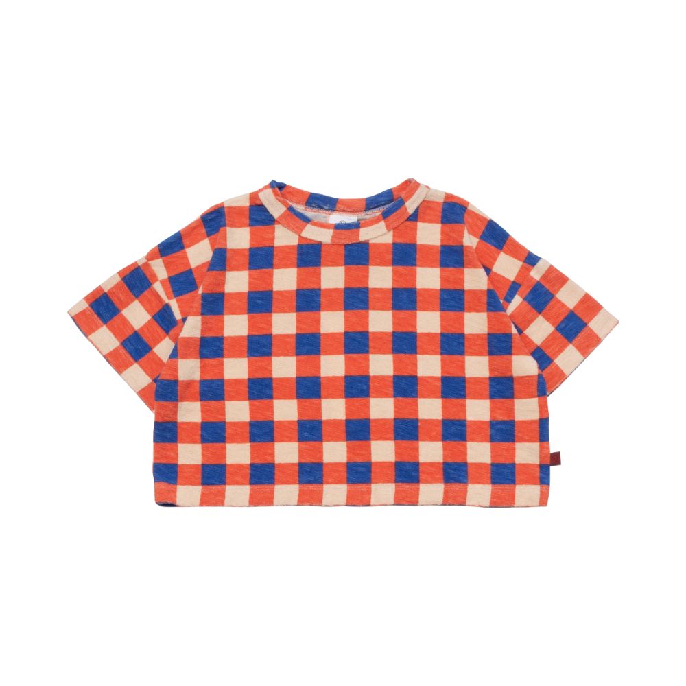 Beach Tee - Blanket Check Licot Red