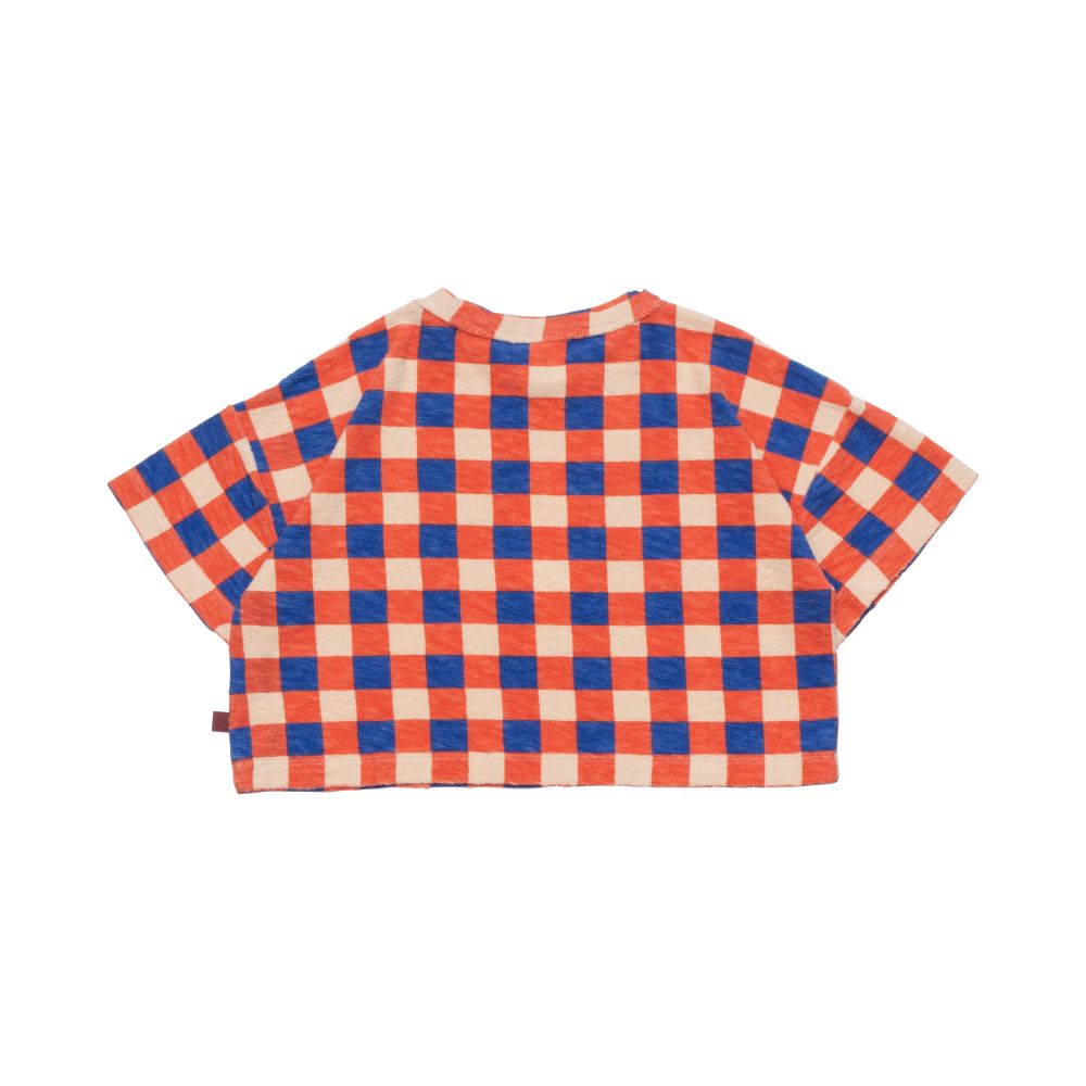 Beach Tee - Blanket Check Licot Red