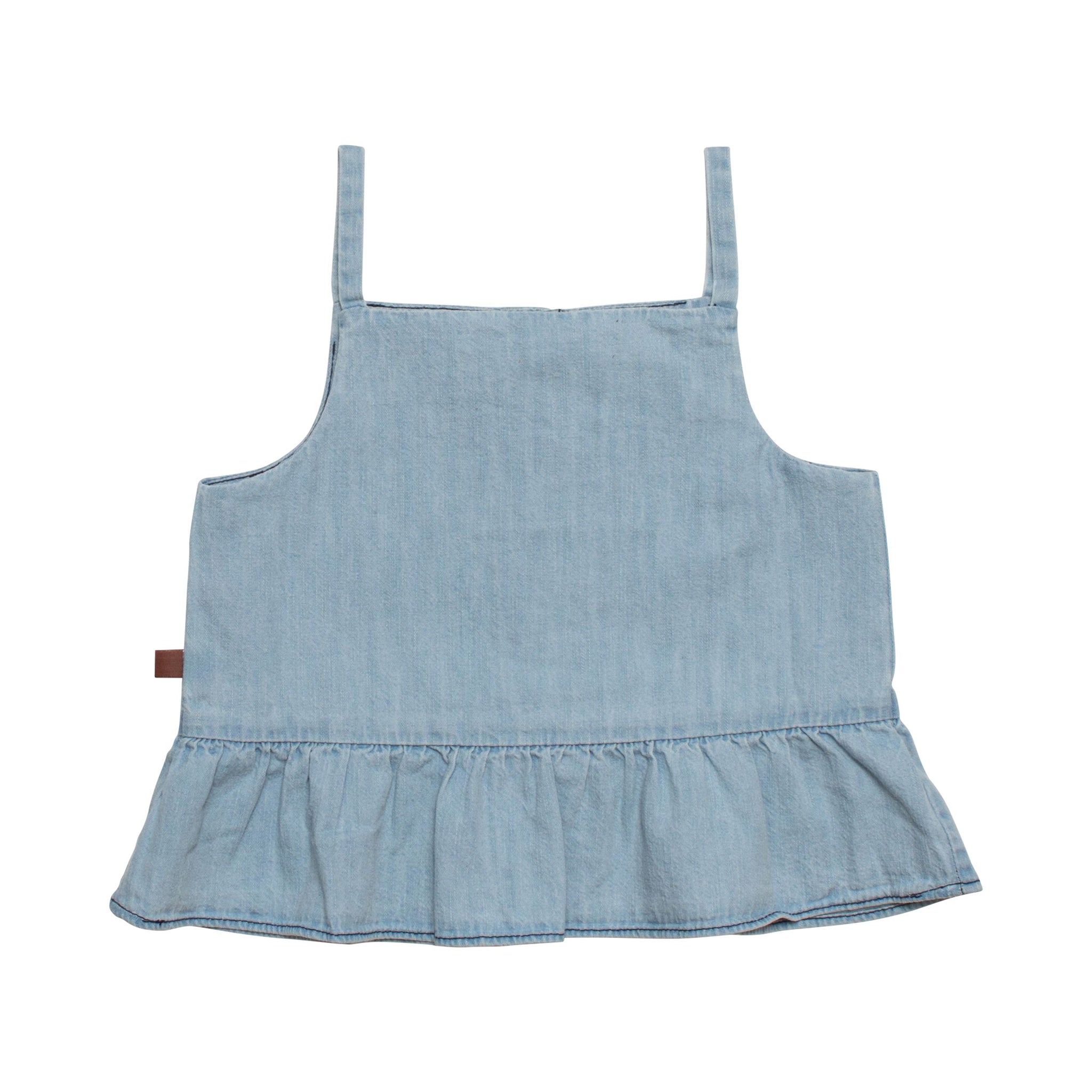 Dansent Suntop - Pale Bleached Denim
