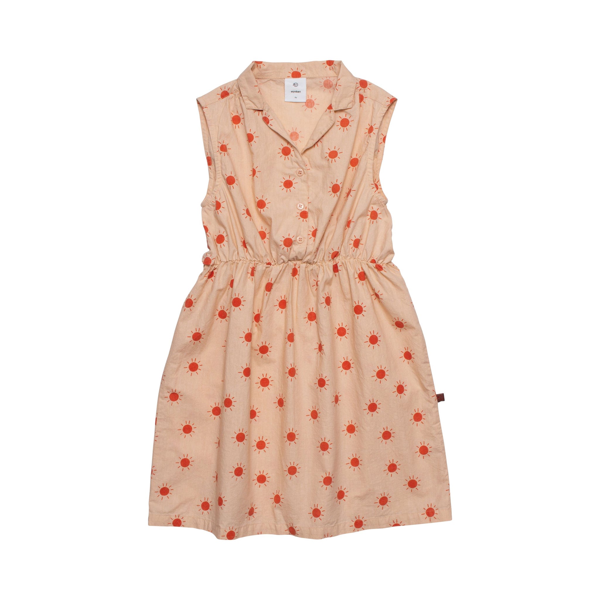 Safari Shirt Dress - Pink Earth / Red