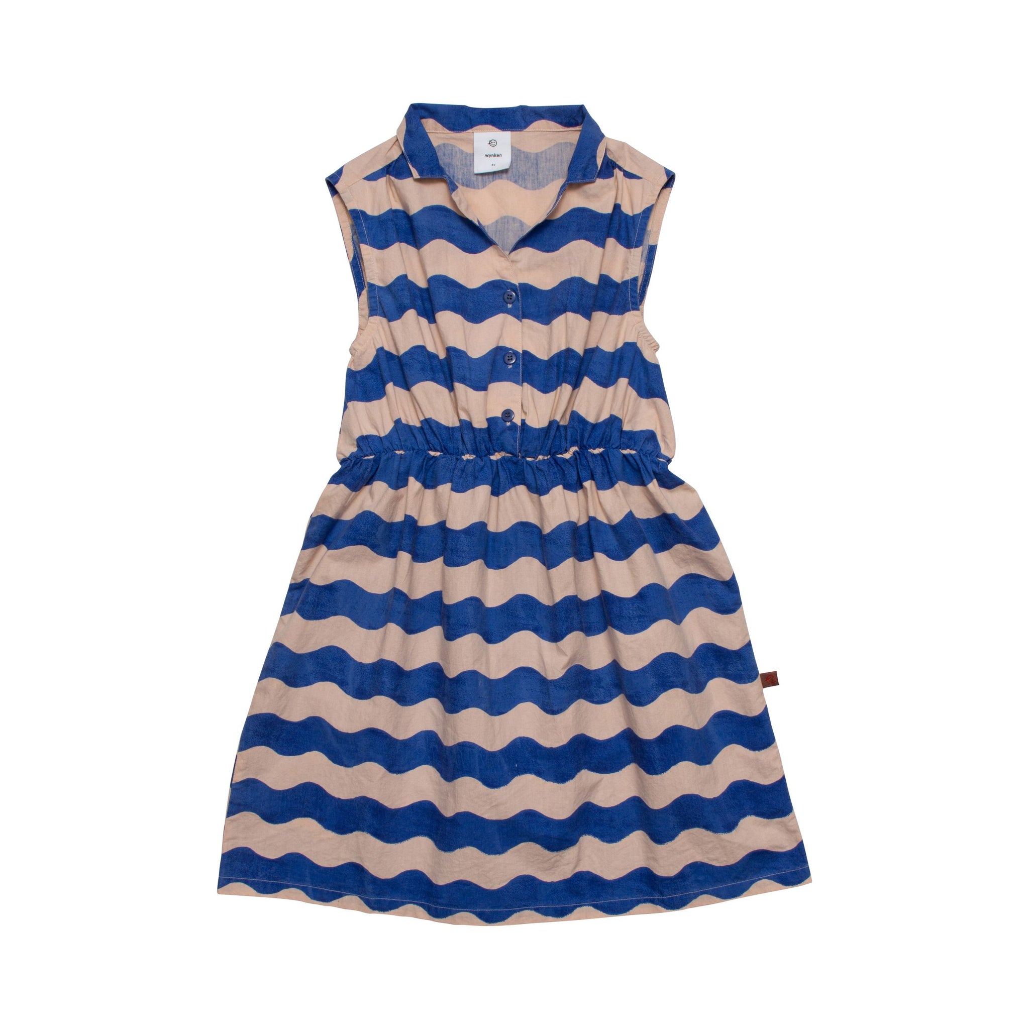 Safari Shirt Dress - Wave Pink / Blue