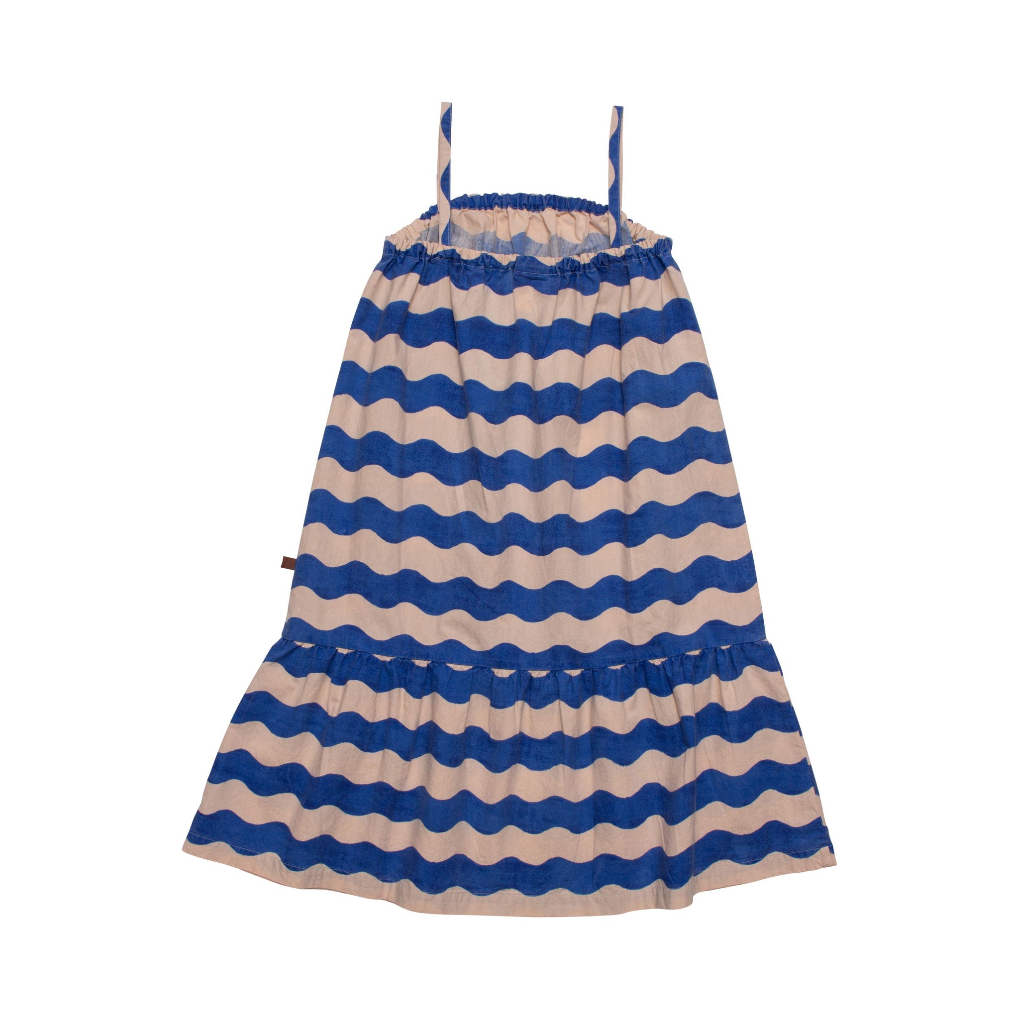 Long Line Sundress - Wave Pink / Blue